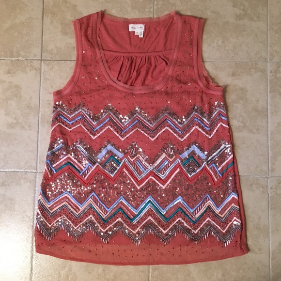Anthropologie Embellished Tank - Picture 4 of 6